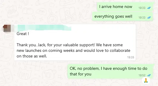 Customer‘s Feedback