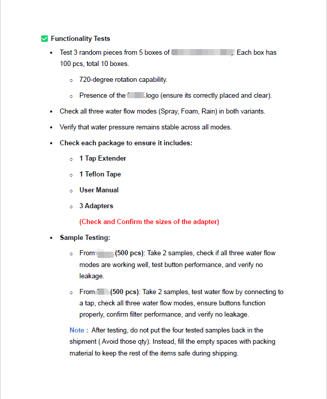 Quality Inspection Checklist 02